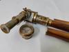 Victorian Walking Cane With Telescope Handle, Wooden Walking Cane For Men's & Women's Walking Stick, Brass Handle Walking Canes Steampunk