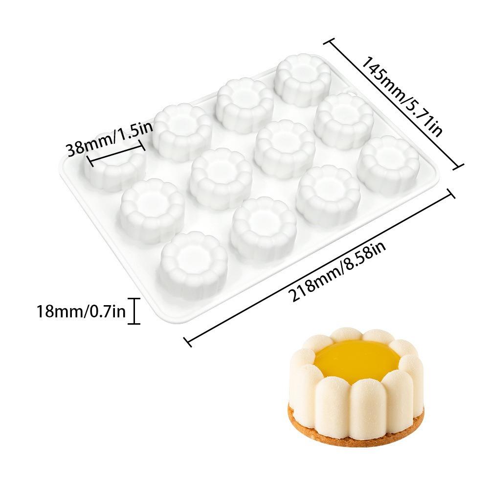 Silicone Material Bento Cake Silicone Mold Dessert Making 3D Soap Candle Wax Mould