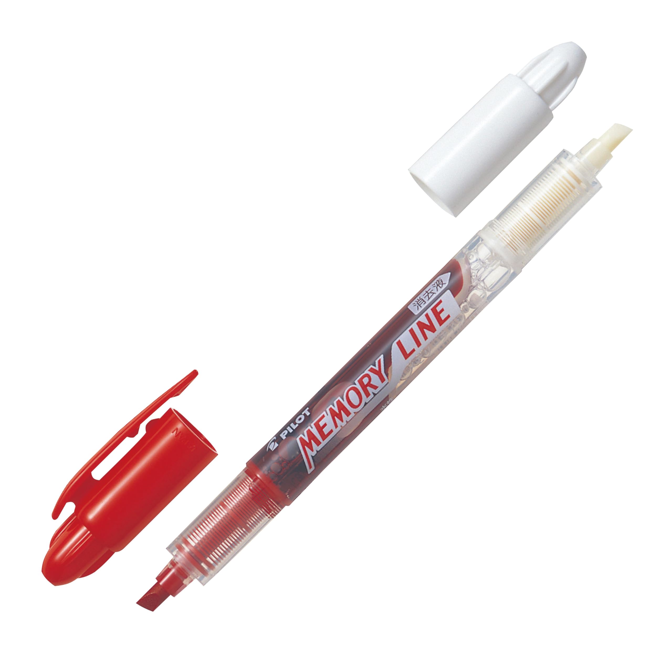 

PILOT Memory Line Red with 10 SVW150ML10RE Markers, Eraser, Markers,