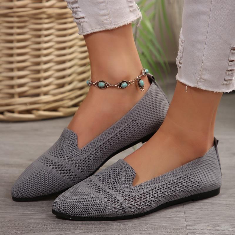 New Mesh Breathable  Women Breathable  Slip On Flat Casual Shoes Ladies Loafers Socks Shoes Women Zapatillas Mujer Womens Shoes