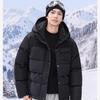 SNOWFLYING Unisex Short Hooded Down Jacket G X40146884FX