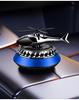 Solar-Powered Rotating Car Air Freshener - Helicopter & Airplane Aromatic Ornament for Car Interior Decoration