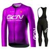 2026 Autumn Breathable Red Pro Cycling Jersey Set, Long Sleeve Cycling Clothing, MTB Maillot, Bicycle Sportswear, Road Bike Uniform, 2024