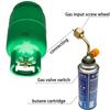 Gas Butan Cylinder Tank Laddningsventil Påfyllning Direkt Kopplingsadapter För Utomhus Camping Picknick Cylinder Fyllningsadapter 1st