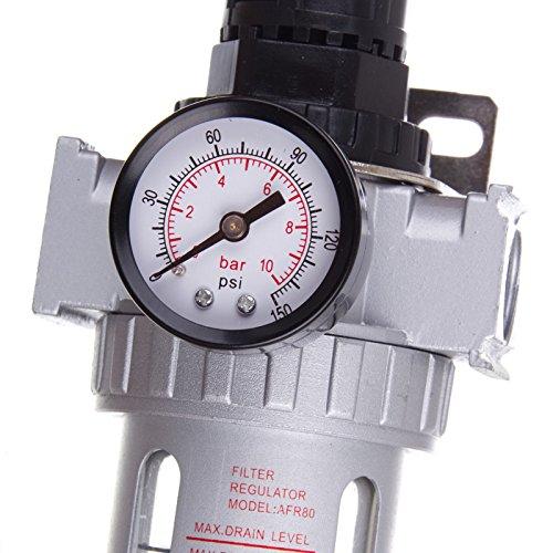 Air Filter Reducer Drainer 1/2 Inch 5 Micron Pneumatic