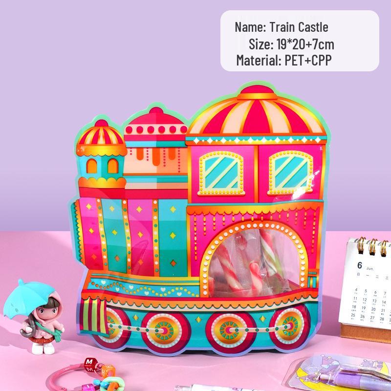 Children's Day Gift Bags - Cute Sealed Kindergarten Packaging for Cookies and Candy Souvenirs