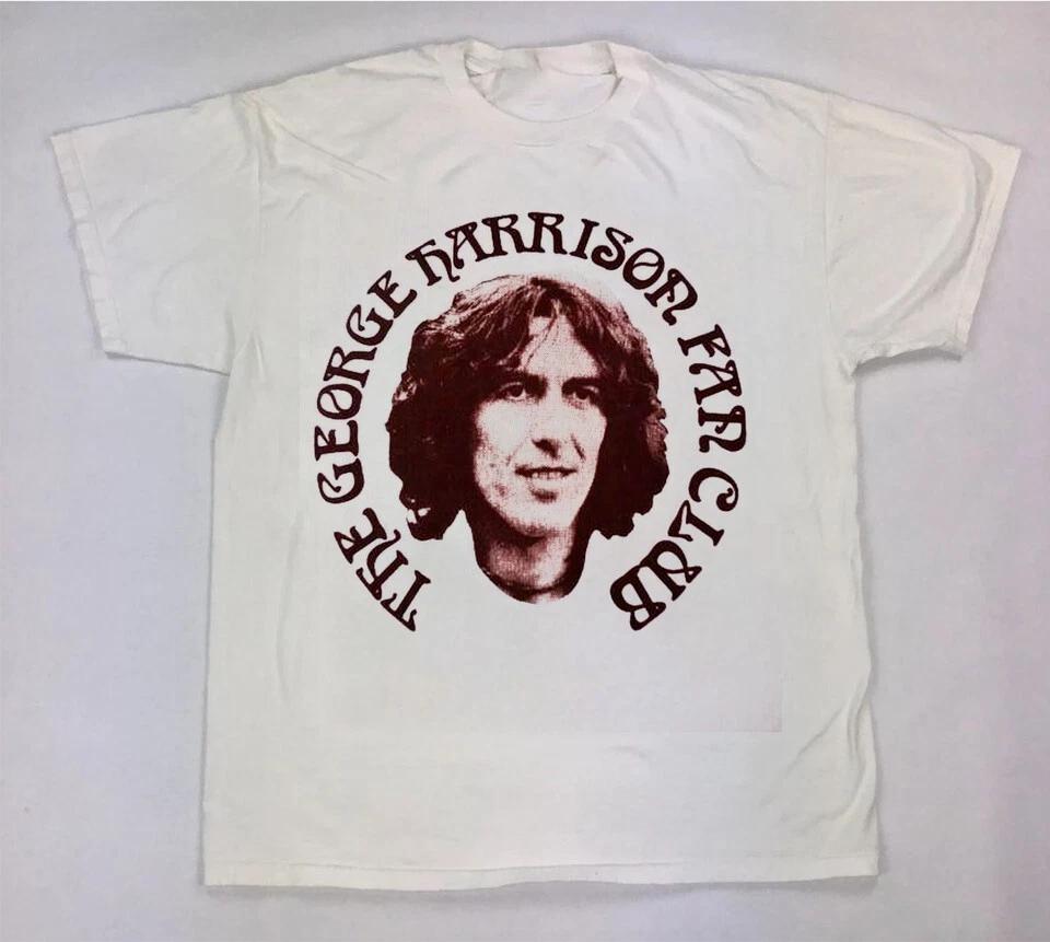 

VTG George Harrison Short Sleeve White All Size Unisex Gift Shirt HE1590 L