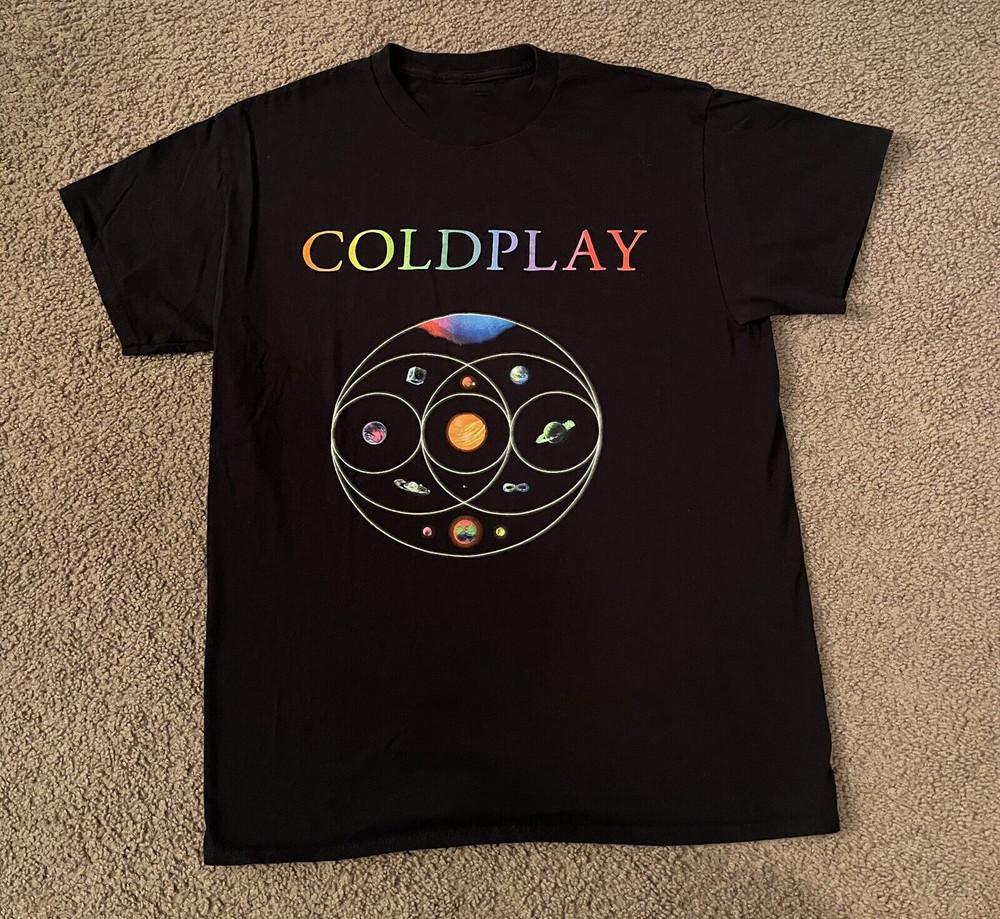 

COLDPLAY MUSIC OF THE SPHERES TOUR 2022 T-Shirt Unisex All Size S To 5XL Unisex T-Shirt XL