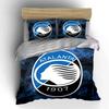 Set Biancheria da Letto Logo Atalanta Set Copripiumino Copripiumino Federe (1 * Copripiumino 2 * Federe, senza piumino)
