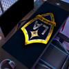 LA Galaxy Mouse Pad, Large Gaming Desk Mat, Non-slip XXL Mousepad for Laptop & Tablet, Mini PC Playmat with Stitched Edges