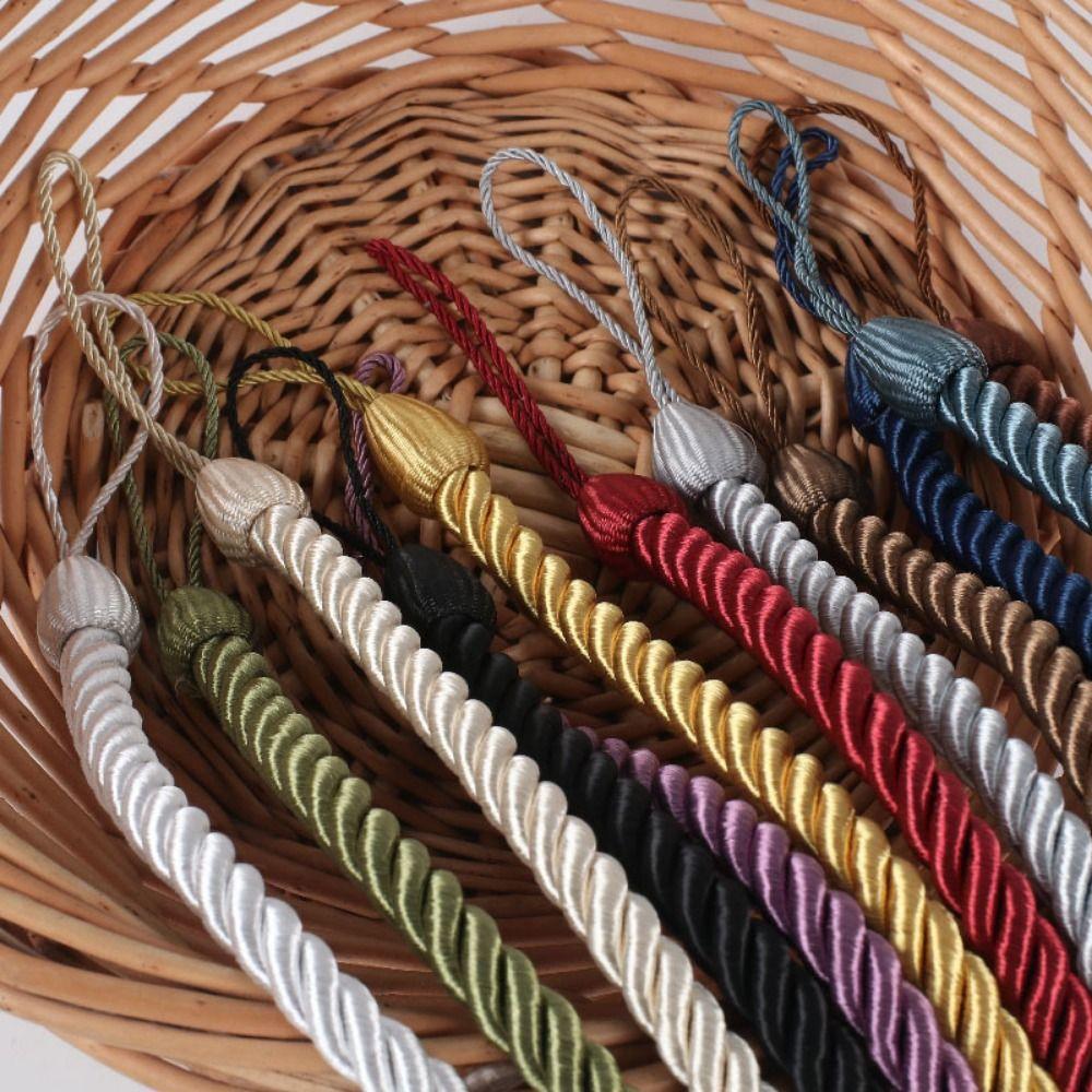 2Pcs Easy To Use Curtains Binding Rope Handmad Curtains Tied Strap  Binding Curtains