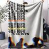 The 1-1975 Band Throw Soft Flannel Throw Summer Ac Blanket Lightweight Cool Nap Blanket For Sofa Bed Couch Travel