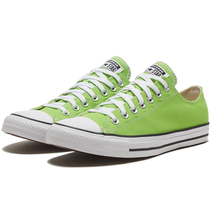 Converse Chuck Taylor All Star Fresh And Comfortable Low Top Canvas Shoes Unisex Sneakers Green 168581C