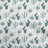 oneOone Georgette Viscose Dark Olive Green Fabric Cactus Sewing Material Print Fabric By The Yard 42 Inch