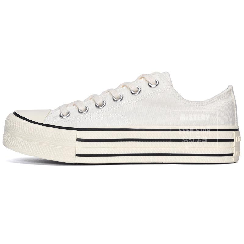 Platform Canvas Shoes Women's Heightening Shoes Student Board Shoes 805