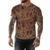 T-shirt da uomo con stampa 3D Grafica Serpente T-shirt da uomo Moda Estiva Casual Quotidiana Streetwear Girocollo Manica Corta T-shirt Scaglie Magliette da uomo