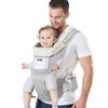 Foldable Baby Carrier Waist Stool: Dual-Use, Breathable & Portable, Front and Back Double Shoulder Baby Holder.