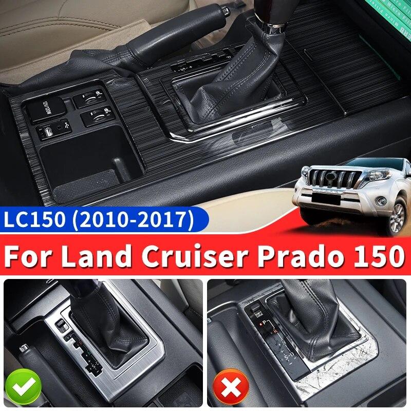 

Для Toyota Land Cruiser Prado 150 Lc150 Fj150 2010-2017 аксессуары для внутренней отделки, панель из нержавеющей стали, крышка коробки передач