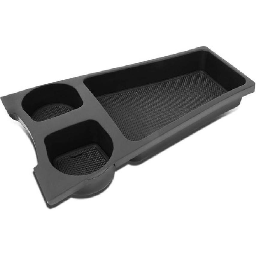 Factory Style Center Console Organizer Storage Box Cup Holder Replacement, Black
