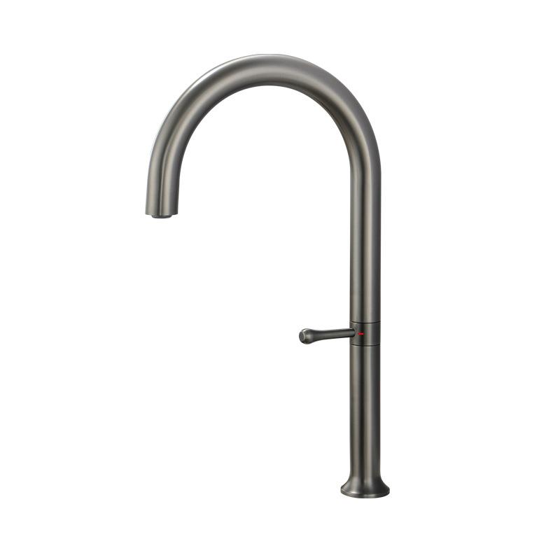 Nickel/Gun Grey/Brushed Gold Kitchen Sink Faucet 304 Stainless Steel 360 Degree Swivel Single Handle Kitchen Sink Basin Taps