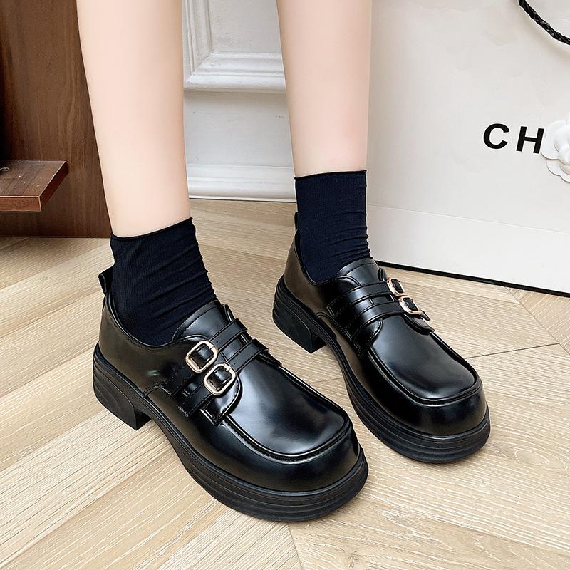 Mary Jane women's shoes British style small leather shoes 2025 autumn new single shoes college style Japanese jk platform shoes