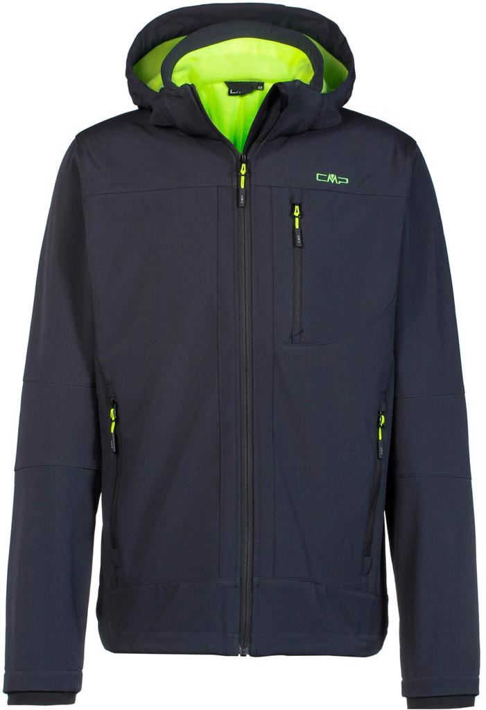 CMP Men's Softshell Jacket with Detachable Hood (3A01787N)