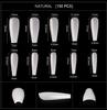 kads 500pcs False Nail Tips Ballerina 3 Colors/Box Nail Coffin Shaped Tips Long Full Cover Fake Nails Art Manicure 10 Size Clear