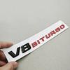 1Pc 3D ABS Chrome Logo Car Fender Side Badge Sticker Rear Trunk Emblem Decal