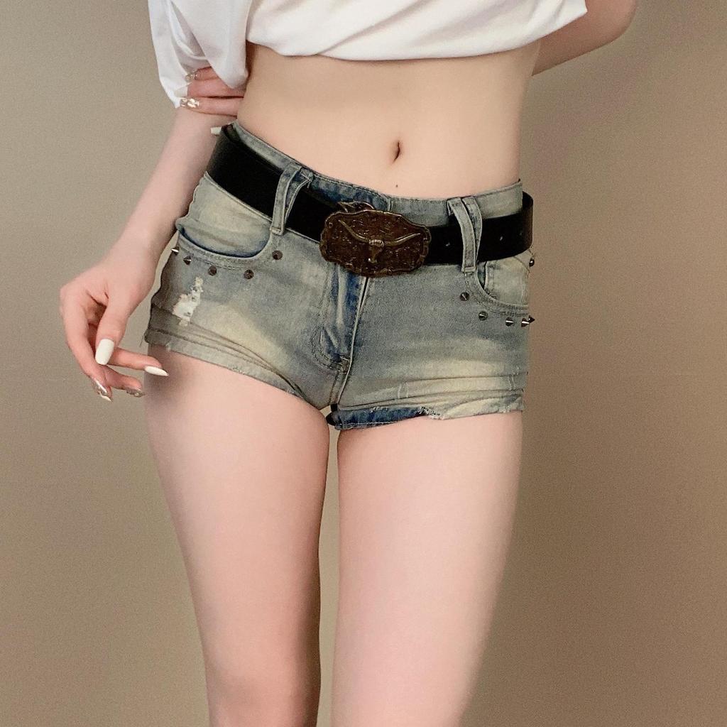 Vintage kožený pásek - Dámský módní a všestranný doplněk pro luxusní outfity
