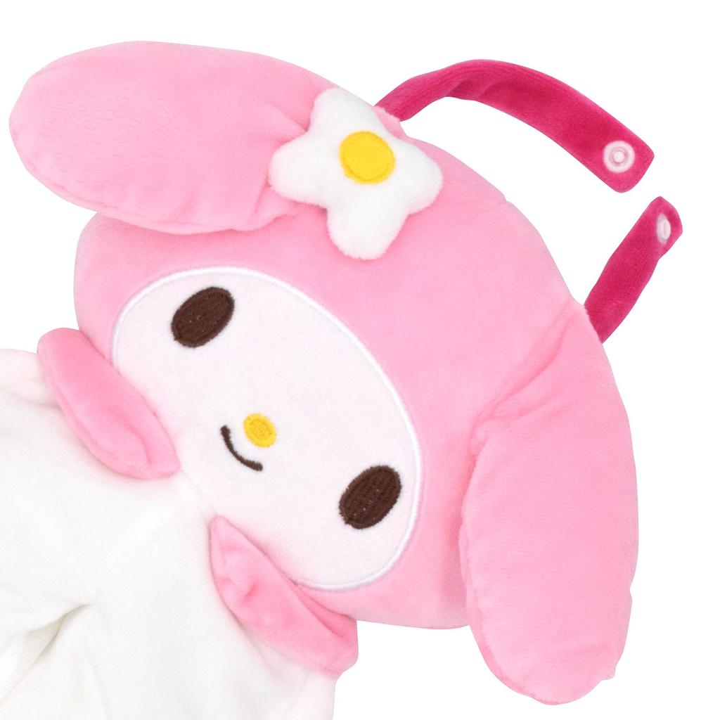 MORIPiLO Morishita Pocket Tissue My Fluffy Plush Character 4620651 Case, Hanging/Wall-Mounted/Car-Ready, Melody, Pink, Approx. 40cm, Material, Cover,