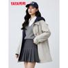 Yaya 2025 Women's Warm Hooded Down Jacket Windbreaker