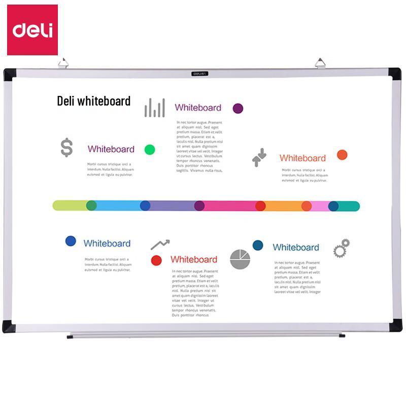 Deli 7852 Wall-Mounted Whiteboard