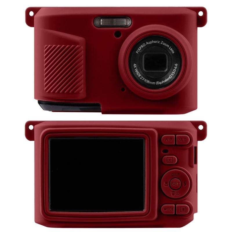 Premium Silicone Protective Cover For PIXPRO FZ45 Camera Case Shockproof Shell Durability Case with Shoulder Strap