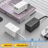 Compact Desktop Smart Power Strip with USB Ports and Cable Extension.