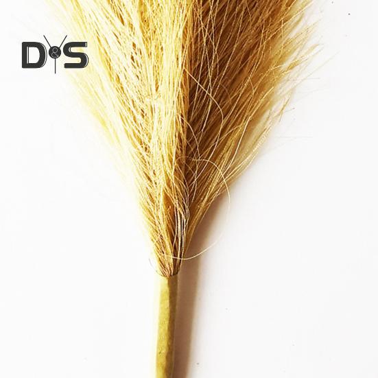 Artificial Flower 3Pcs/Bag Pampas Grass Fine Workmanship Faux Silk Anti Fade 5 Forks Fake Pampas Grass