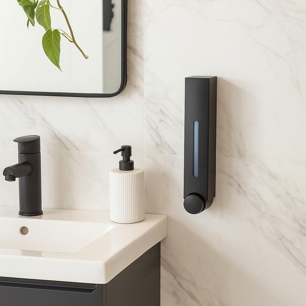 Press Design Shower Liquid Dispenser Waterproof Hand Sanitizer Holder  Shower Gel Compatible