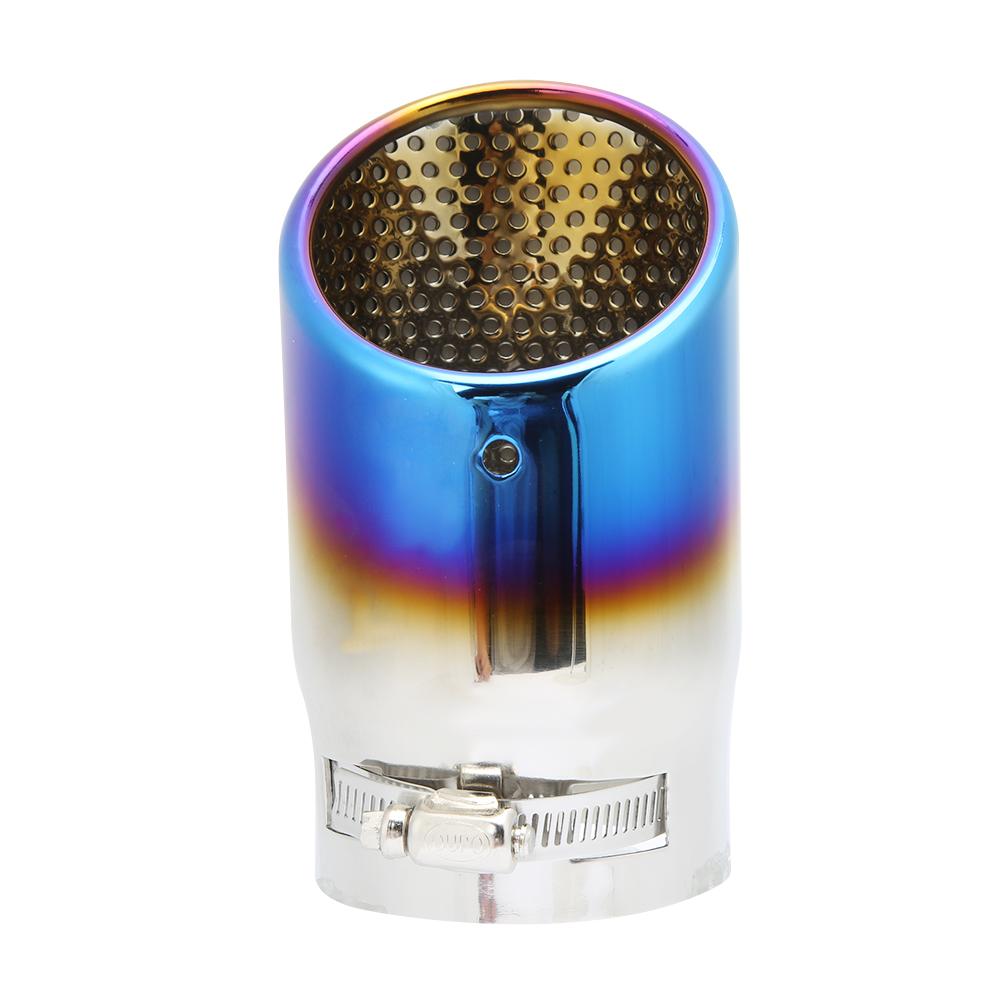 

Stainless Steel Exhaust Pipe Tip Tailpipe Tail Throat Fit for Jeep Wrangler JL 2018+