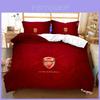 Arsenal Pattern Digital Print Bedding Set With Active Dyeing For Bed Kids Bedroom Decor