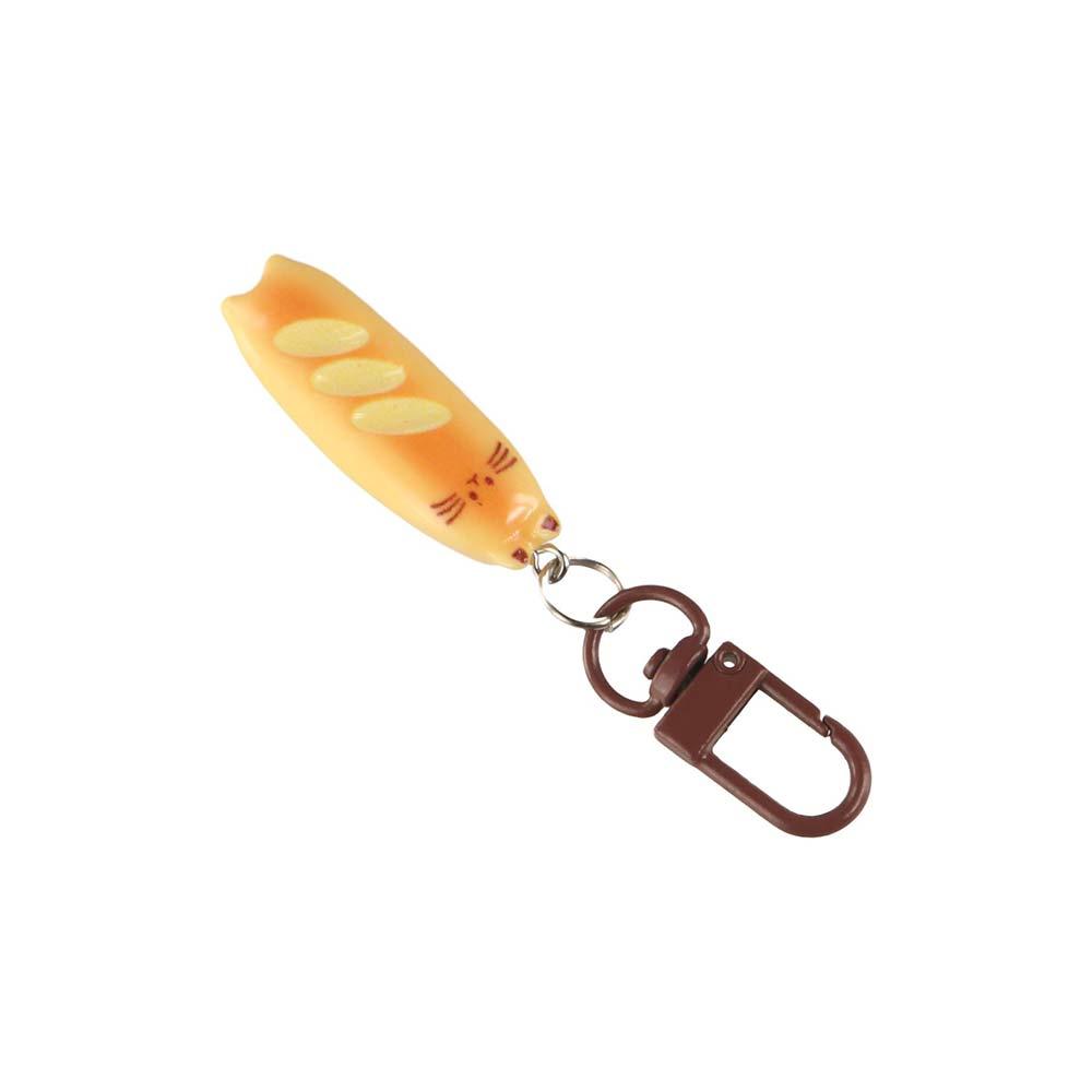 Dog French Bread Bear Keychain Kitty Cat Bag Hanging Fashion Bread Puppy Pendant  Hanging Accessory