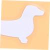 FELTECHELECTR SEAL REFLECTIVE CAR STICKER STICKER C075 Dachshund White