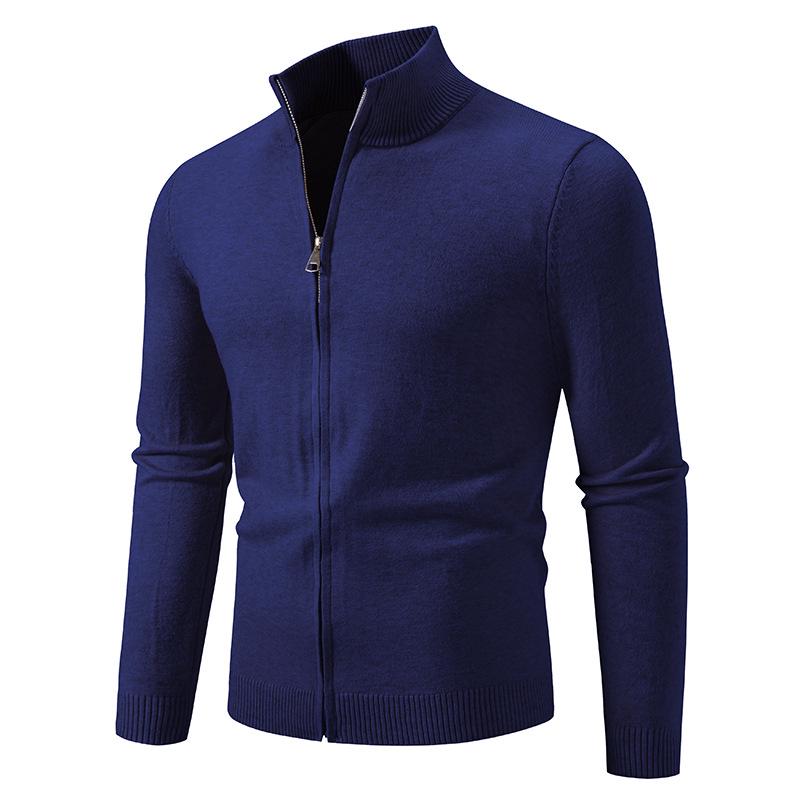 Men's Slim Fit Wool Cardigan Sweater - Autumn Winter Fashion Trend