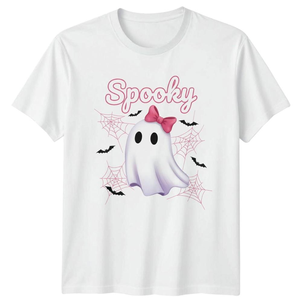 Spooky Unisexs TShirt Cute Ghost Kawaii Halloween Gift For Her S