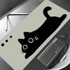 Cute Black Cat kawaii Mouse Pad Desk Mat Large Computer Office Carpet xxl mousepad Gamer gaming pc accessories Keyboard Rug