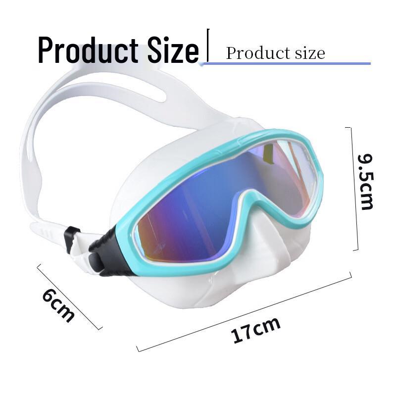 YBLKJ M1012S Freediving Mask with Nose Guard