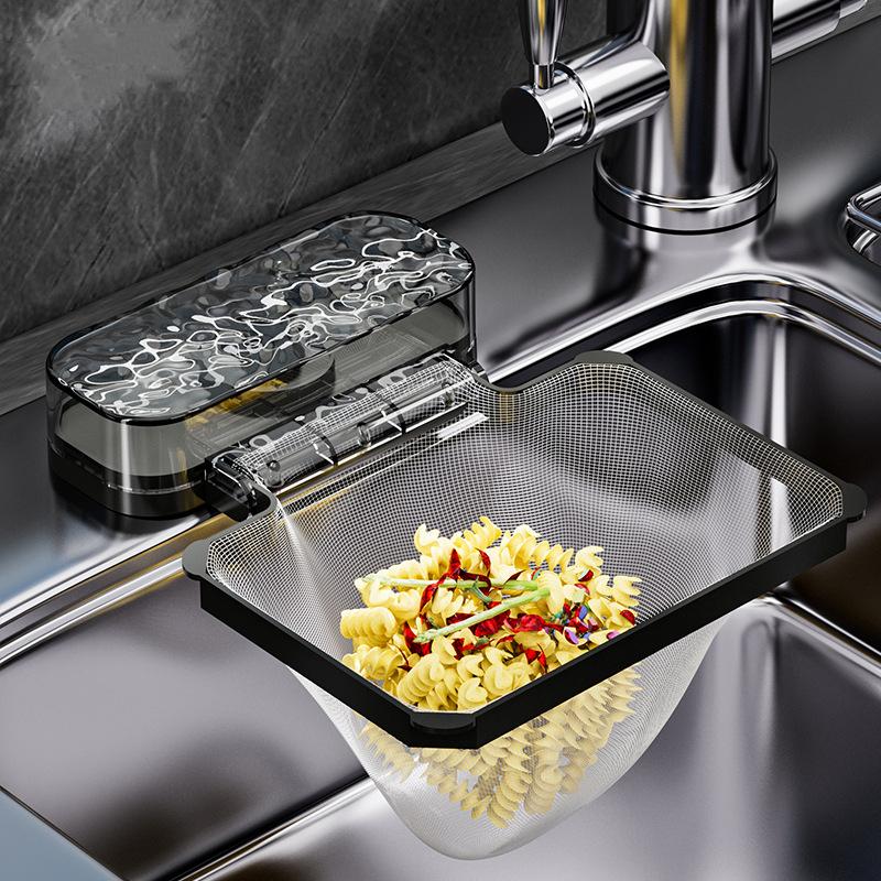 Suction Cup Sucker Kitchen Filter Rack Kitchen Accessories Drain Net Rack New Filter Support