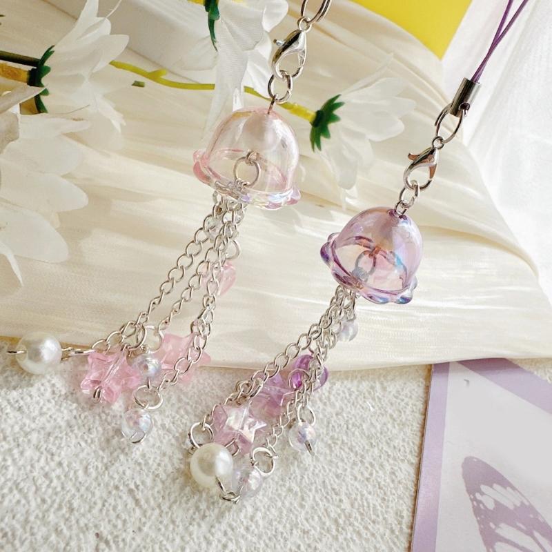 Handcrafted Star Night Pearls Hangings Stylish Star And Pearls Wind Chime Pendant Decoration Adds Romance To Any Room