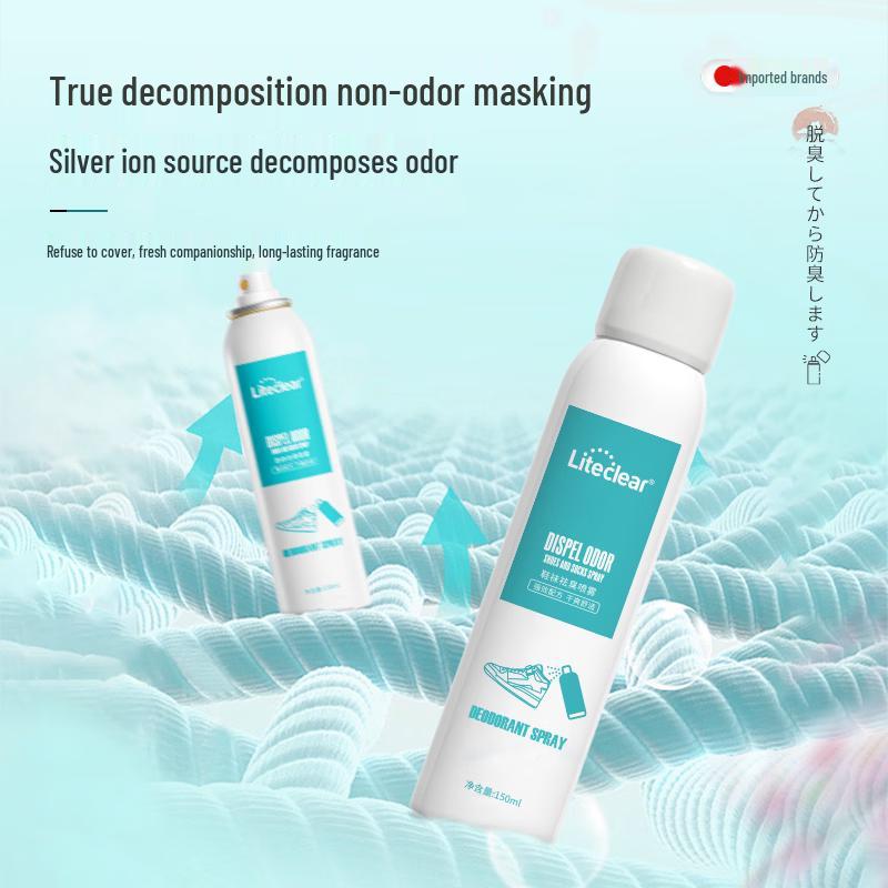 Liteclear Shoe Deodorizer & Sanitizer Spray