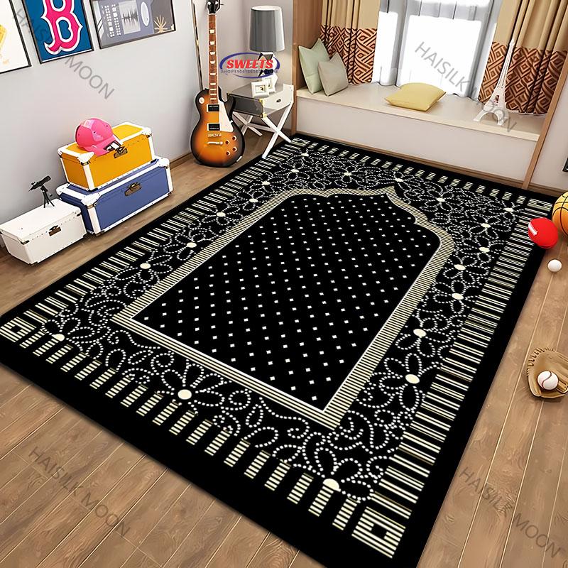 17 Style Islam Prayer Rug for Muslim Ramadan Soft Man Prayer Mat Portable Kids Bedroom Carpet Daily Prayer Mat Eid Al-Fitr Gifts