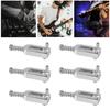 6Pcs Electric Guitar Tremolo Bridge Saddle U Shaped String Tuning Screw Saddle Accessory