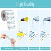 Multi-functional Food Shelf Life Label 250/300PCS Refridge Organization Labels  for Pantry